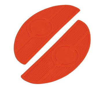 MCS plaquettes de floorboard ovales, 40-84 FL - Rouge