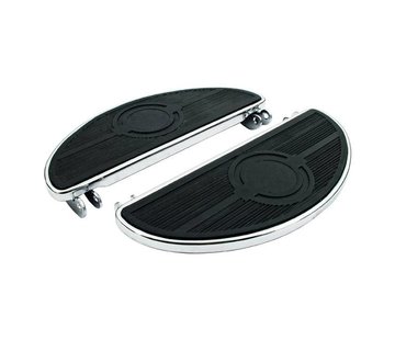 MCS Controls floorboard pads Oval 40-84 FL - black