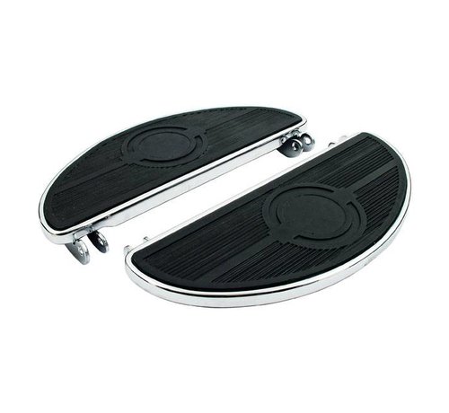 MCS Controls floorboard pads Oval 40-84 FL - black