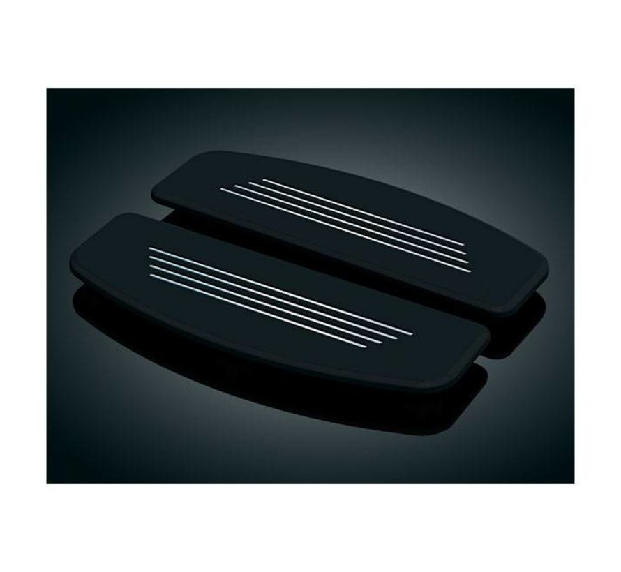 passager floorboard pads- premium Convient à:> 84-17 Electra Glide