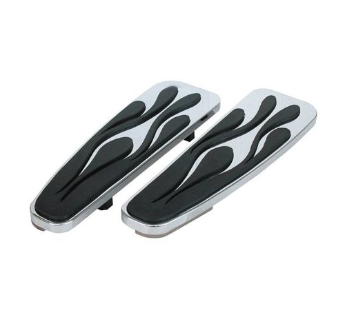 MCS floorboards Chrome - Flame 86-13 FLST; 80-13 FLT