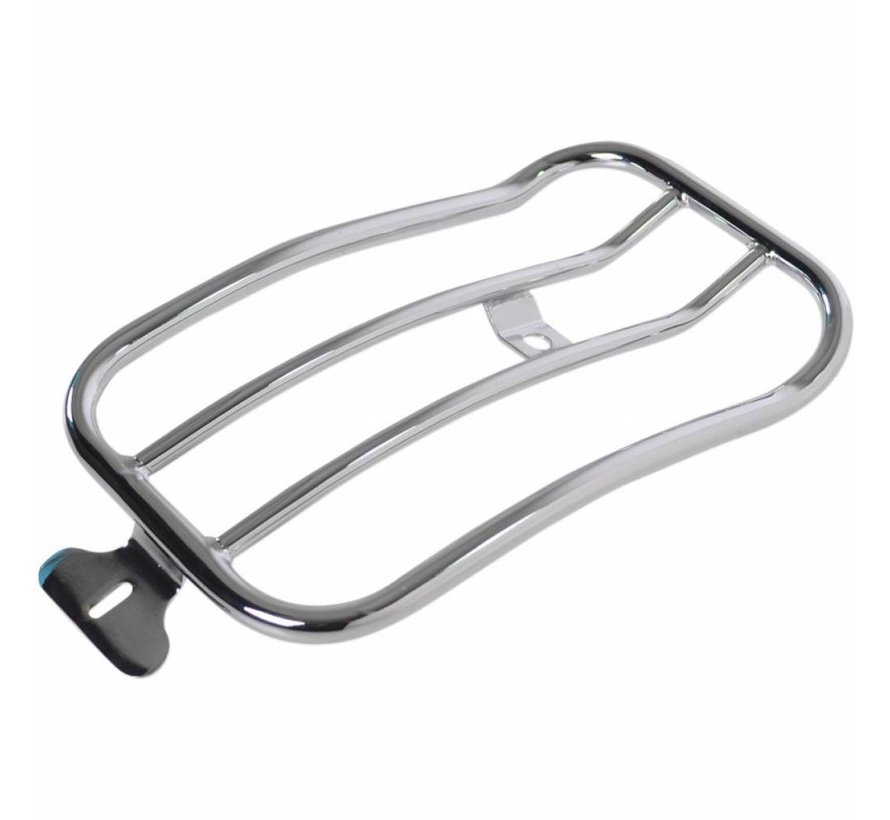 7 inch Solo Luggage Rack black or chrome Softail Low Rider Fits: >18‑20 FXLR