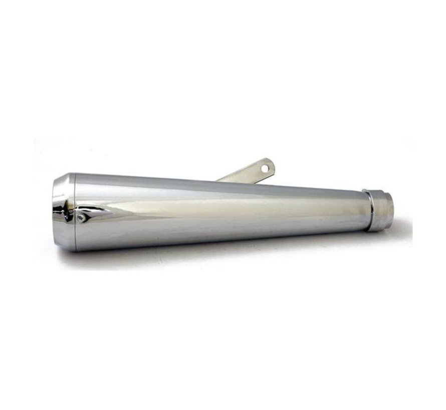 exhaust universal megaphone muffler Chrome