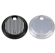 Performance Machine fuel door, Chrome or Black, Fits: > 08-20 Touring