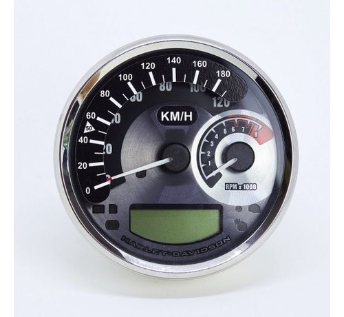 TC-Choppers snelheidsmeter mph naar km converter mijl naar km - Past op:> Dyna 2012-2017