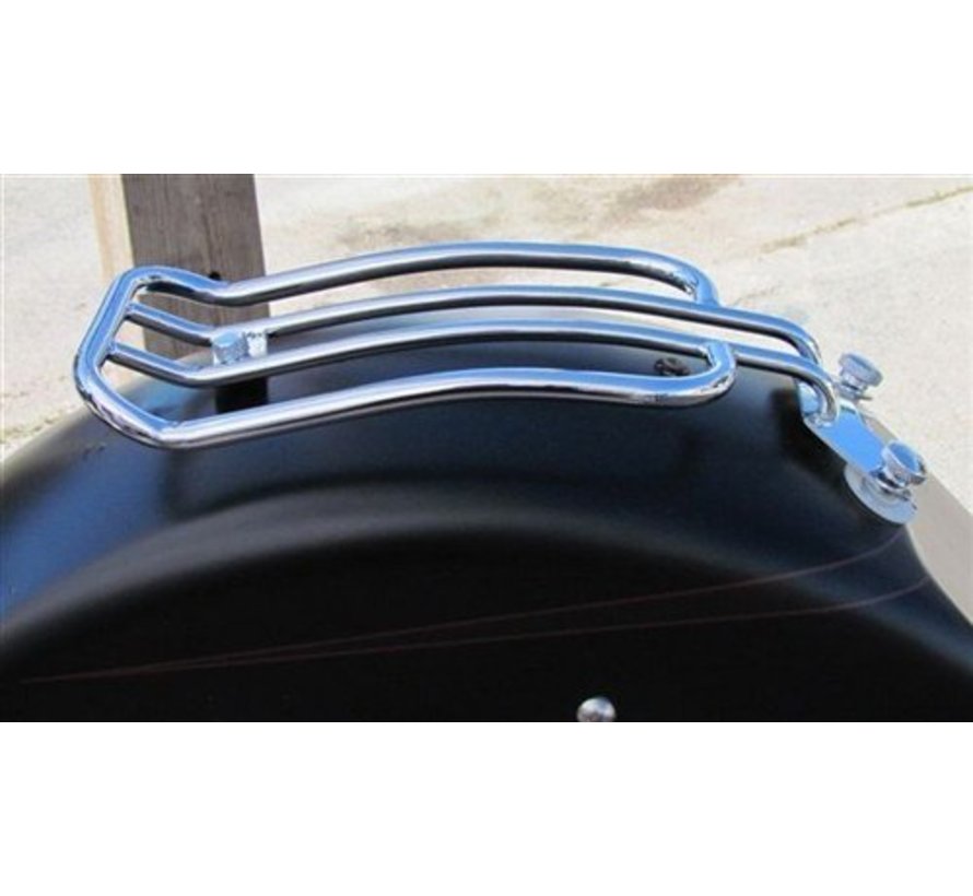 luggage rack solo black or chrome Fits: > 13‑17 FXSB 18‑20 FXBR/ FXBRS/ FLFB/ FLFBS