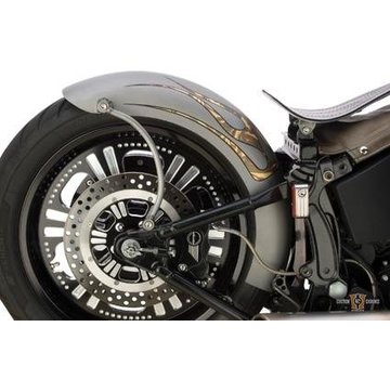 Custom Chrome Guardabarros trasero de 9 "de ancho Lucky Fucker para:> Softail 00-13