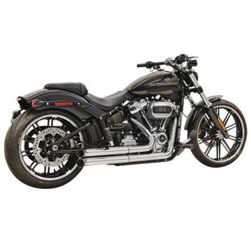 Bassani Pro-Street turnout Black of chroom 2018-up Breakout & Fat Boy