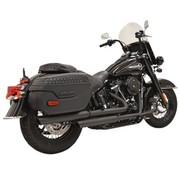 Bassani Straggered Duals Black o Chrome 2018-up - Heritage y Deluxe