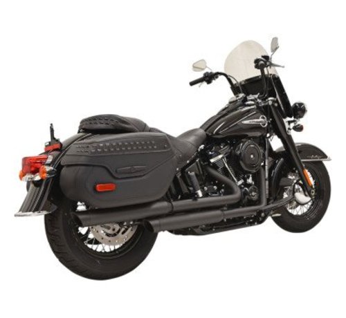 Bassani Dual Straggered Duals Noir ou Chrome 2018-up - Heritage & Deluxe