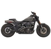 Bassani Sweeper Radius 2-Into-2 noir ou chrome 2018-up - Modèles Softail