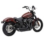 Speedster Short Auspuffanlage mit Race Pro Tips Schwarz oder Chrom 2018-Softail FL / FX - Copy