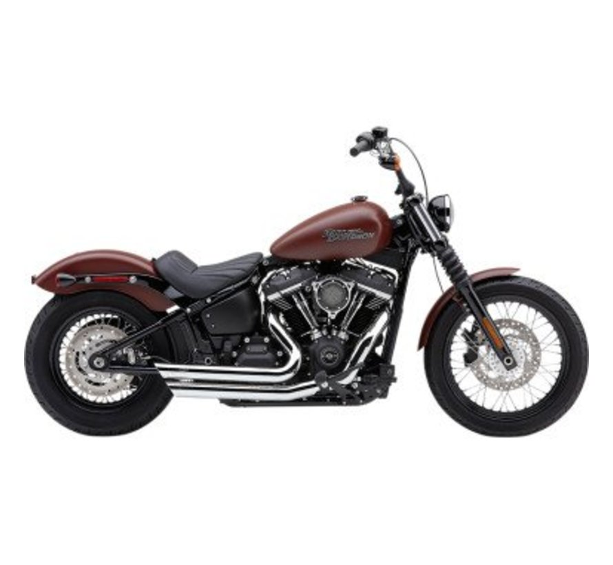 Speedster Exhaust Slashdown Black or Chrome 2018-up Softail FL/FX