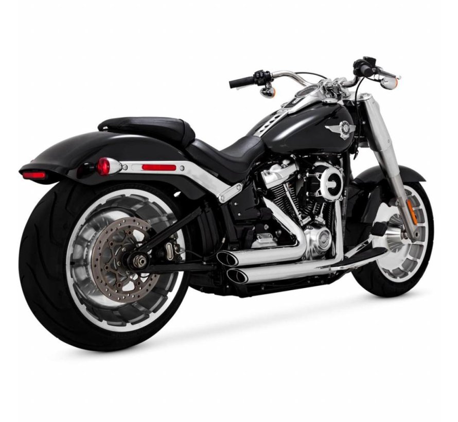 Shortshots Staggered Black oder Chrome ab 2018 – Softail-Modelle