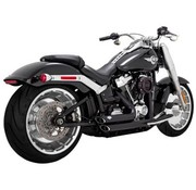 Vance & Hines Shortshots Staggered Noir ou Chrome 2018-up - Modèles Softail