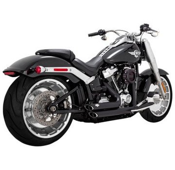 Vance & Hines Shortshots Staggered Noir ou Chrome 2018-up - Modèles Softail