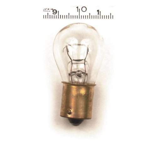 MCS turn signal bulb single filament Clear 12V