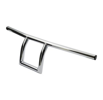 Highway Hawk handlebars square 1 inch - Chrome