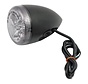 clignotant LED 3en1 bullet noir ou chrome avec lentille Smoke