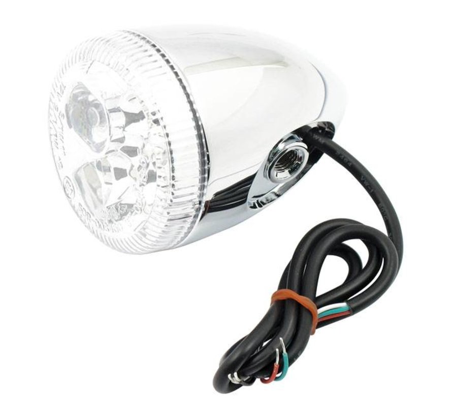 3in1 seÃḟal de giro bala LED lente Claro