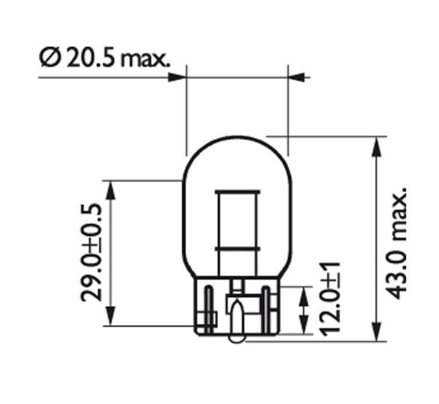 luz WY21W bombilla