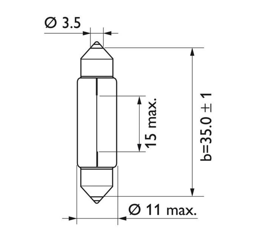 luz C5W bombilla