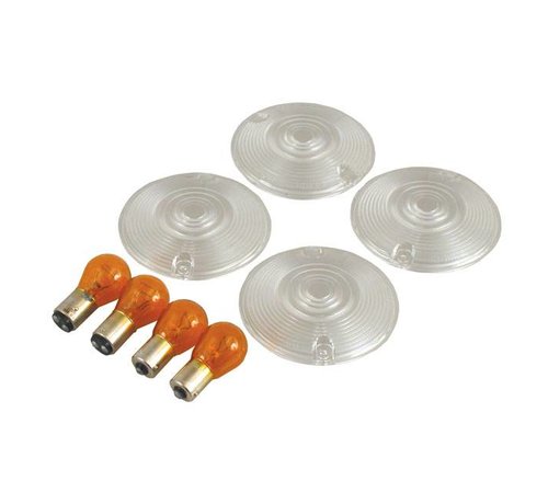 MCS turn signal Flat lens clear lens kit