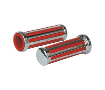 MCS handlebars Grips Rail red inlay