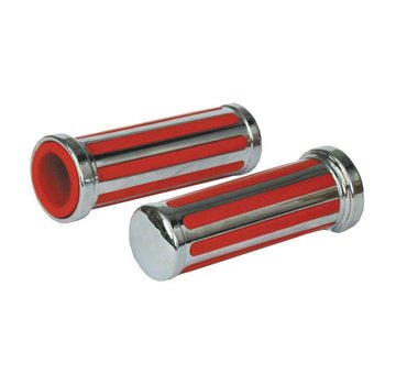 MCS handlebars Grips Rail red inlay