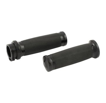 MCS handlebars grip set - black anodized