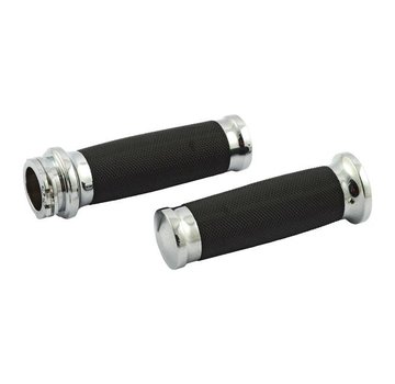 MCS stuur grip set - chroom