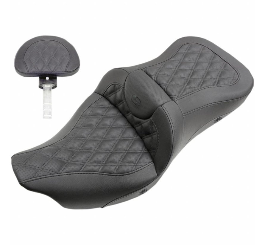 heated extended Reach Road Sofa Seat with or without driver’s backrest Fits: > 08‐22 Touring