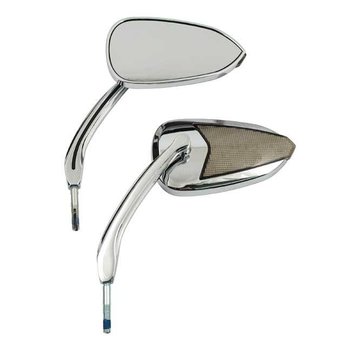 MCS mirror Led turnsignal mirror set - Chrome