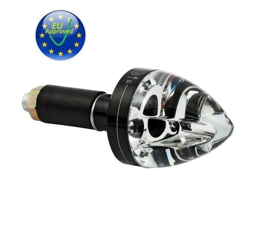 Motogadget richtingaanwijzer LED M-Blaze conus in-bar - zwart of gepolijst