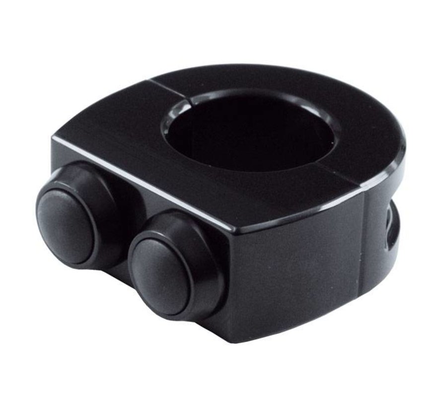 handlebars M-Switch 2 push button housing Fits: > Fits 1" (25 4mm) diameter handlebars