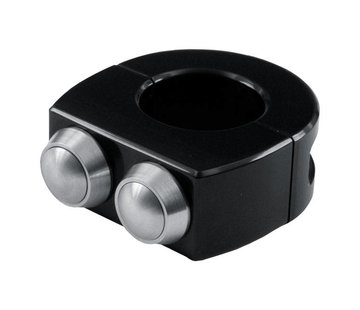 Motogadget handlebars M-Switch 2 push button housing Fits: > Fits 1" (25.4mm) diameter handlebars.