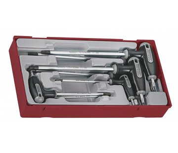 Teng Tools TTTX7 Torxset avec T-hendel Tc-tray 10 à 40, 7pcs