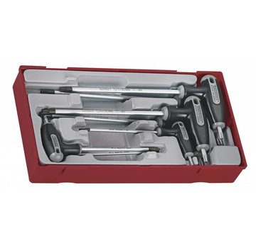 Teng Tools TTTX7 Torxset mit T-hendel Tc-Tablett 10 bis 40, 7St