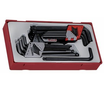 Teng Tools inbussleutelset Metrisch en USA Maten