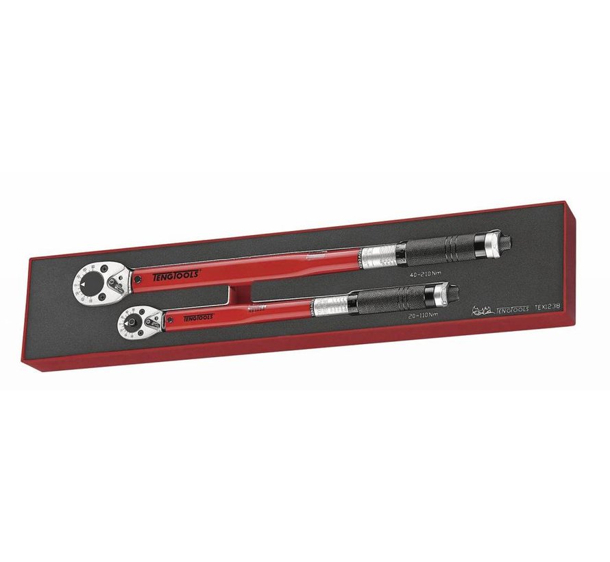 Set of 2 torque wrenches Fits: > Universal