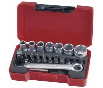 Teng Tools Doppenset 1/5 5-13mm - metrisch Past op: > Universeel