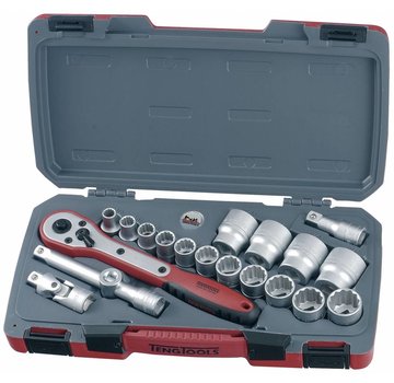 Teng Tools Socket Set 1/2 " drive AF- USA size