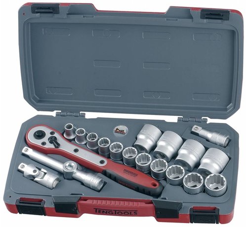 Teng Tools Socket Set 1/2 " drive AF- USA size