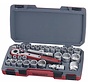 Socket set 1/2" mm/AF – USA and Metric sizes Fits: > Universal