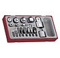 Mixed Drive Socket Bit Adaptor Set Fits: > Universal