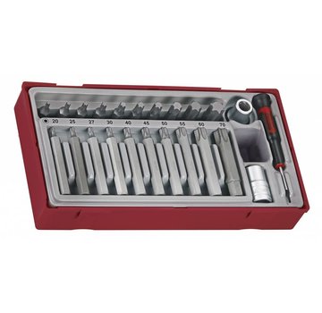 Teng Tools Drive TX Bit Socket Set Fits: > Universal