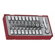 Teng Tools TX/TPX/TXE-Steckschlüsselsatz mit 3/8-Zoll-Antrieb, passend für: > Universal