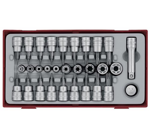 Teng Tools 3/8" Drive TX/TPX/TXE Socket Set Fits: > Universal