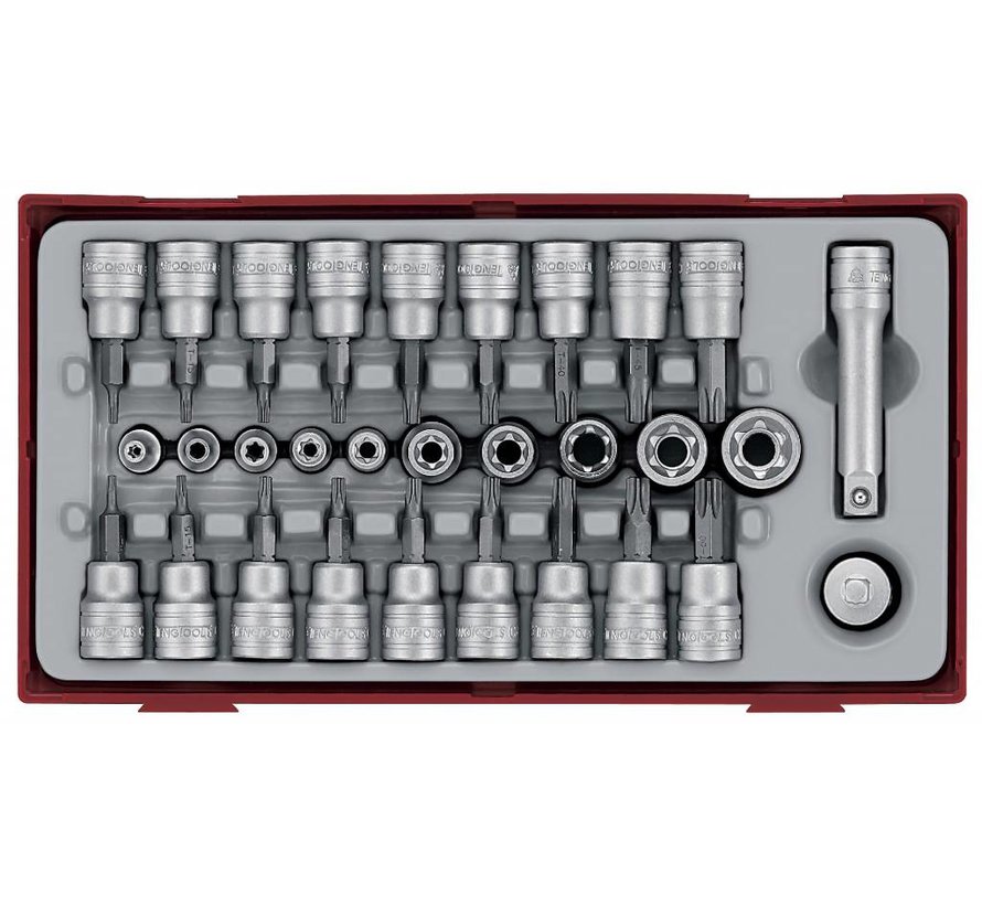 3/8" Drive TX/TPX/TXE Socket Set Fits: > Universal