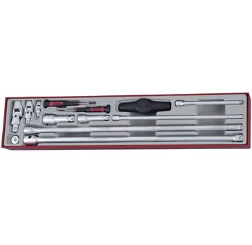 Teng Tools Mixed Drive Extension Bar Set Fits: > Universal